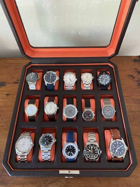 watch collector display case