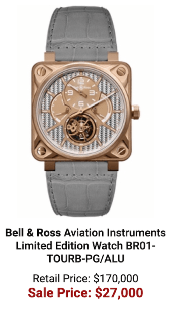 Authentic watches B&R discount