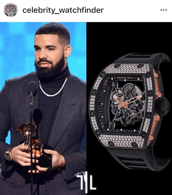 Celebrity watches - Drake