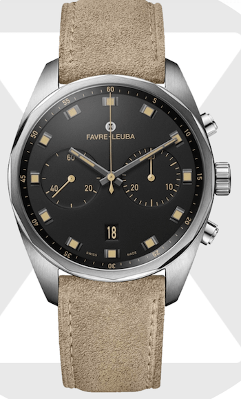 Favre-Leuba Sky Chief Chronograph velvet black - new watch alert