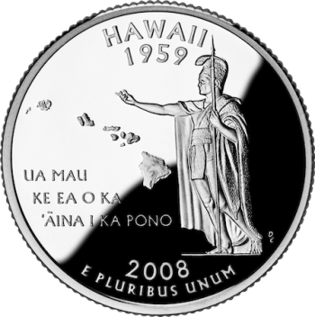Hawaii state quarter - not a watch collector