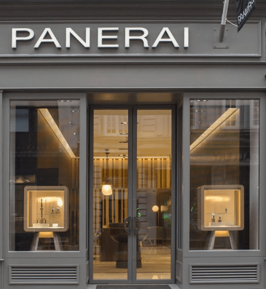 Panerai London boutique - Richemont brand