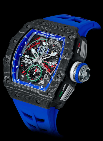 Roberto Mancini's Richard Mille RM 11-04 automatic flyback chronograph