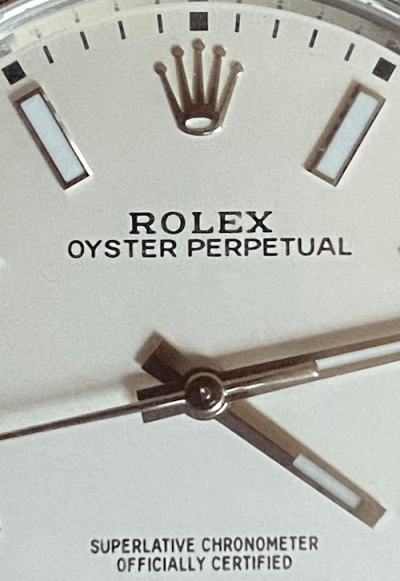 Rolex Oyster Perpetual 39 close-up (courtesy thetruthaboutwatches.com)